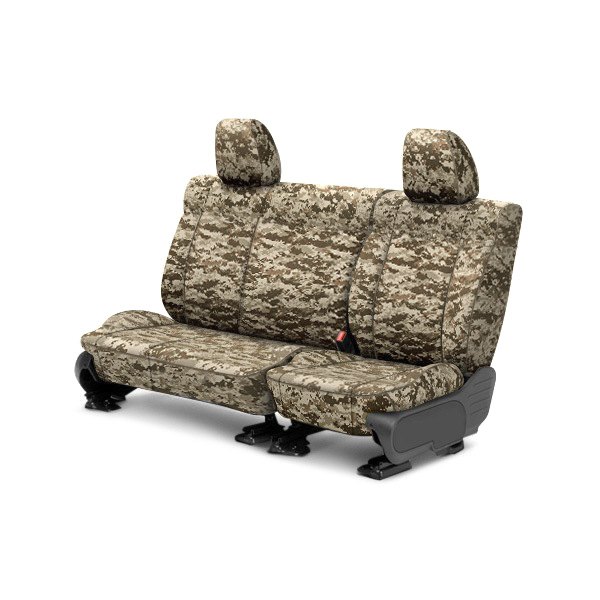  CalTrend® - Camouflage 2nd Row Digital Desert Custom Seat Covers