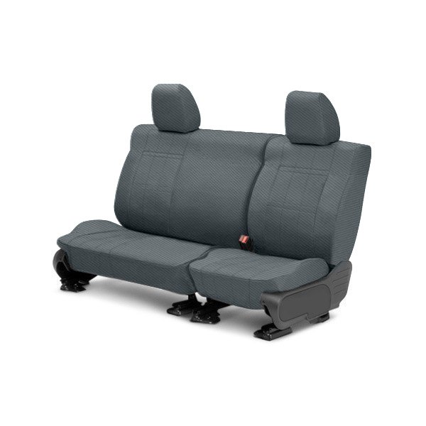  CalTrend® - Carbon Fiber 2nd Row Charcoal Custom Seat Covers