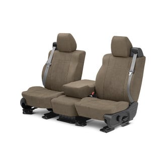 CalTrend® - MicroSuede 1st Row Beige Custom Seat Covers