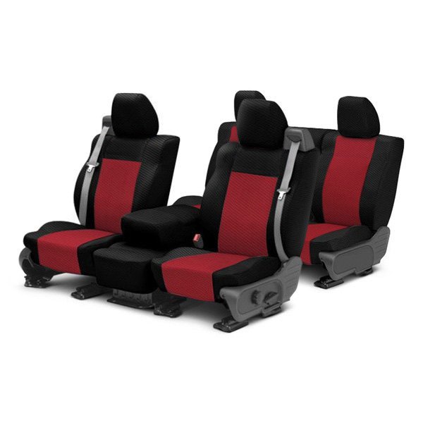 Caltrend Toyota Camry 2020 Carbon Fiber Custom Seat Covers - Toyota Camry 2020 Car Seat Covers
