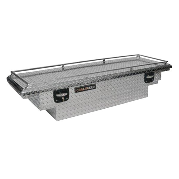 Cam-Locker® - Low Profile Full Notches Single Lid York Crossover Tool Box with Rail