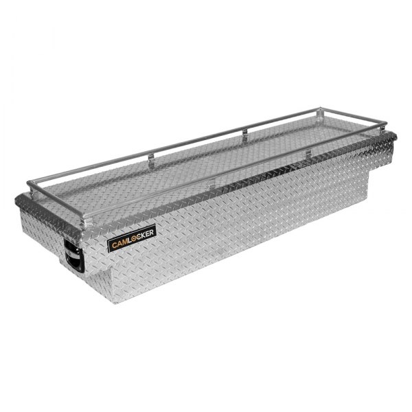 Cam-Locker® - Chrome King Size Single Lid Crossover Tool Box with Rail