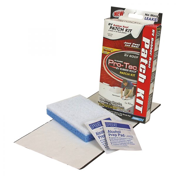 Camco® - Pro-Tec™ EPDM Rubber/Metal White Patch Kit (6" x 12")