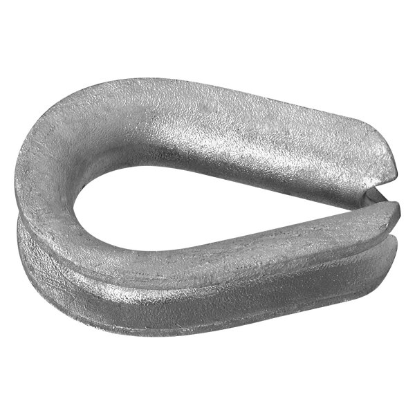 Campbell Chain & Fittings® - 1/4" Galvanized Heavy Wire Rope Thimble