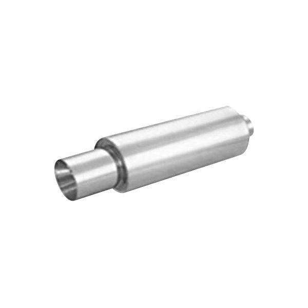 Thunderbolt® - Stainless Steel Round Silver Exhaust Muffler with Pencil Tip