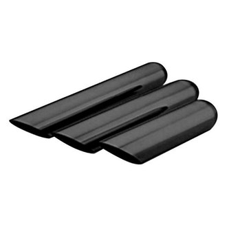 Thunderbolt® - Hi-Polished Truck Style Round Beveled Edge Angle Cut Weld-On Polished Exhaust Tip (2.25" Inlet, 4" Outlet, 22" Length)