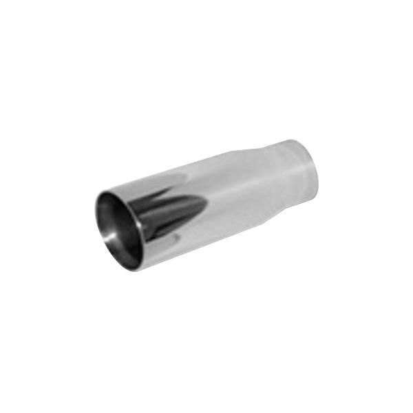Thunderbolt® - Hi-Polished Seamless Round Rolled Edge Straight Cut Double-Wall Polished Exhaust Tip
