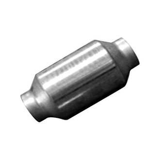 Thunderbolt® - Spun Formed Stubby Universal Fit Catalytic Converter (2.25" ID, 2.25" OD, 8" Length)