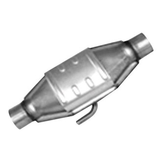 Thunderbolt® - Universal Fit Oval Body Catalytic Converter (2" ID, 2" OD, 16" Length)