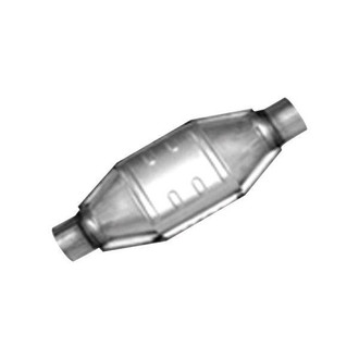 Thunderbolt® - Universal Fit Oval Body Catalytic Converter (2.5" ID, 2.5" OD, 16" Length)