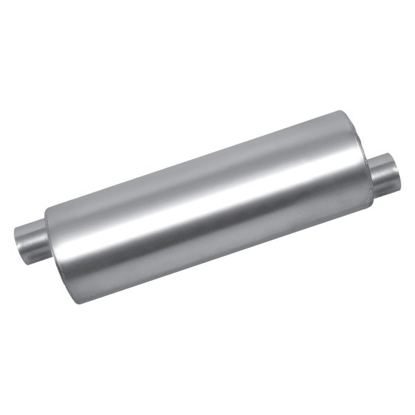 Thunderbolt® - Premium Stainless Steel Round Silver Exhaust Muffler
