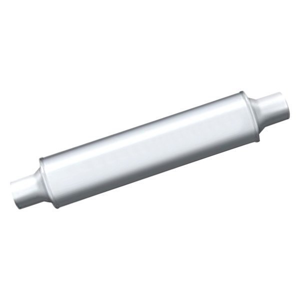 Thunderbolt® - TBM™ Stainless Steel Round Hi-Perfomance Gray Exhaust Muffler