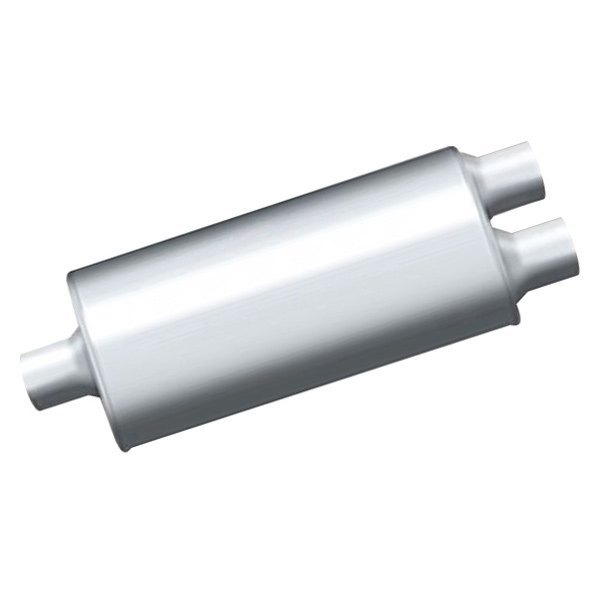 Thunderbolt® - TBM™ Stainless Steel Oval Hi-Perfomance Gray Exhaust Muffler