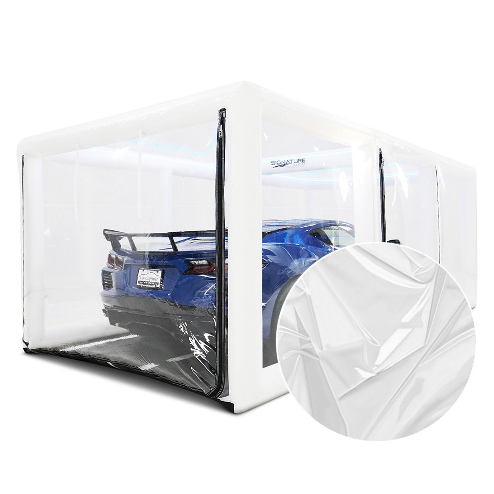 CarCapsule® Signature Series Indoor White Car Showcase