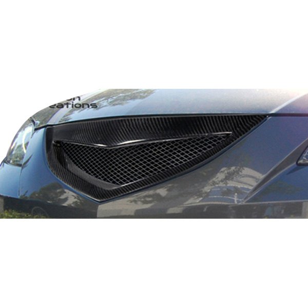 Carbon Creations® - 1-Pc Open Mouth Style Mesh Main Grille