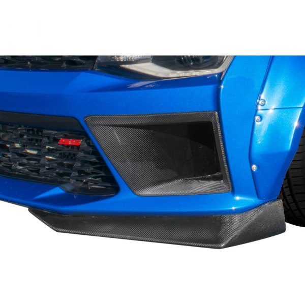 Carbon Creations® - Grid Style DriTech Carbon Fiber Front Bumper Air Duct Extension Add Ons