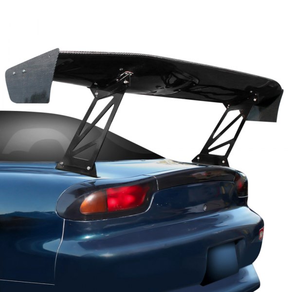 Carbon Creations® - 74" V1 Style DriTech Carbon Fiber Tall Wing Complete Kit