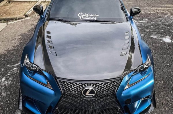Carbon Creations® 114420 - Bolt Style Carbon Fiber Hood