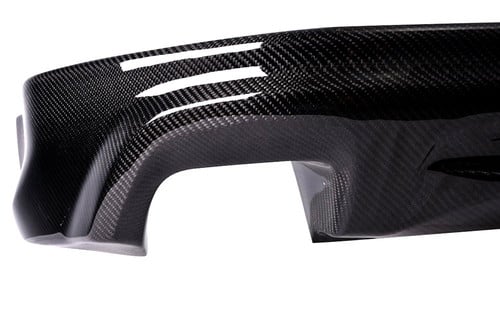 Carbon Creations® 115429 - Aspec Style Carbon Fiber Rear Bumper Lip