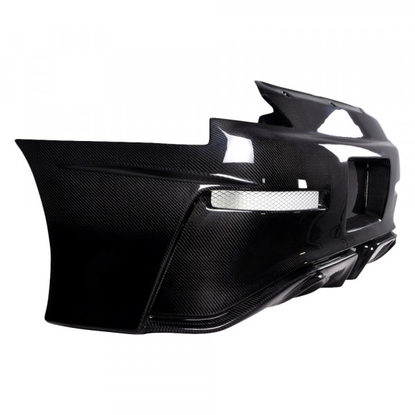 Carbon Creations® 115459 - N4 Style Carbon Fiber Rear Bumper Cover