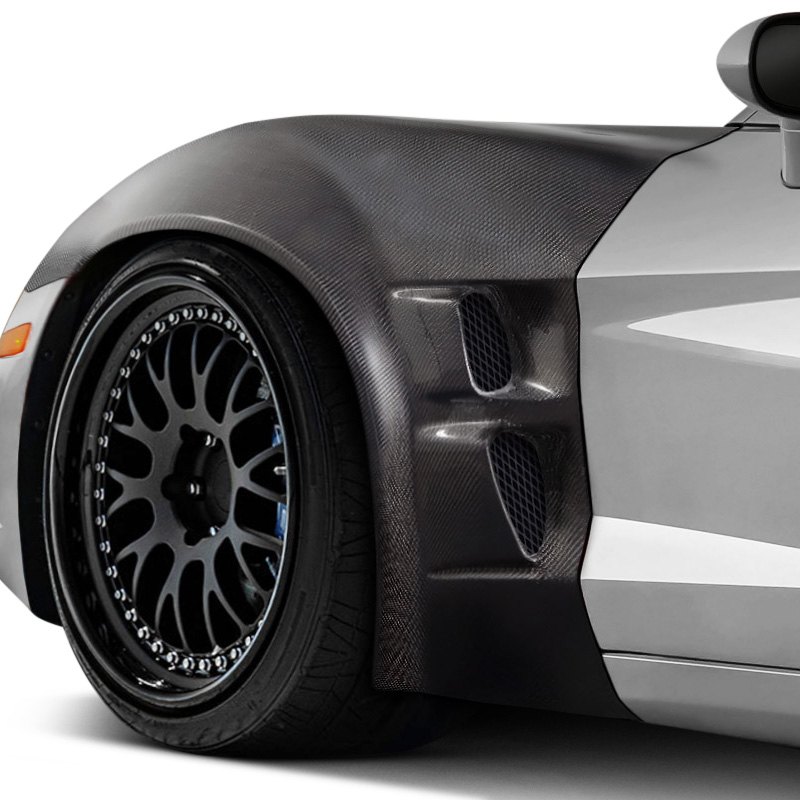 Carbon Creations® 115499 - ZR2 Style Carbon Fiber Front Fenders Carbon Creations® 115499 - ZR2 Style Carbon Fiber Front Fenders