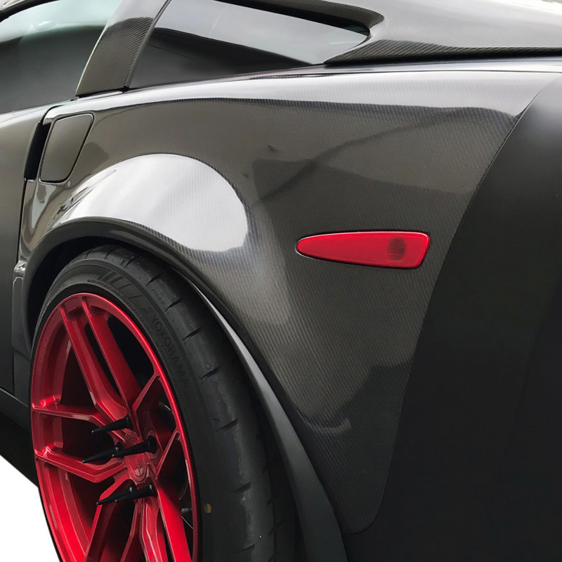 Carbon Creations® 115501 - ZR2 Style Carbon Fiber Rear Fenders
