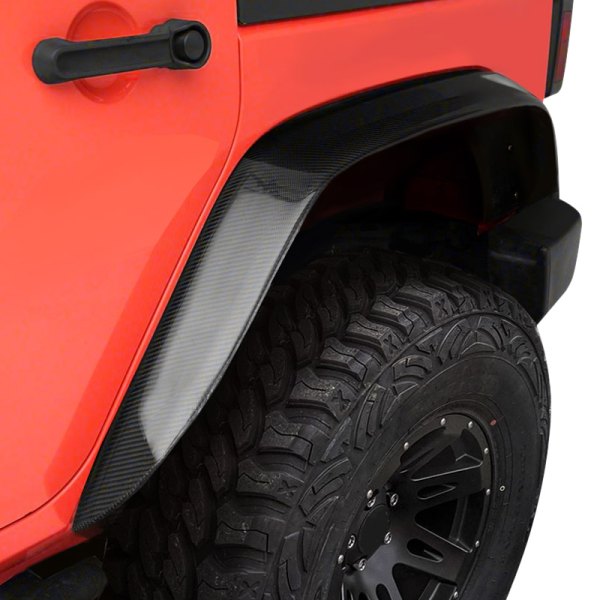  Carbon Creations® - Rugged Style Carbon Fiber Rear Fender Flares