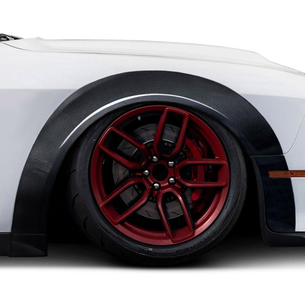 Carbon Creations® - Demon Look Wide Body Carbon Fiber Front and Rear Fender Flares