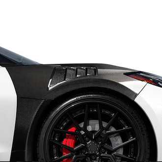 Carbon Creations® - Gran Veloce Style Carbon Fiber Front Fender Vents