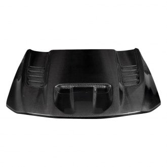 Dodge Ram Custom Hoods - Carbon Fiber, Fiberglass | CARiD