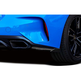 Carbon Creations® - Zamba Style Carbon Fiber Rear Bumper Lip Add On Spoilers