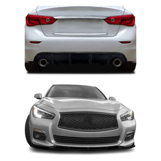 Carbon Creations® - 2-Pc Rear Diffuser Kit