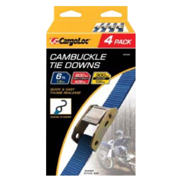 CargoLoc® - 6' Cambuckle Tie Downs