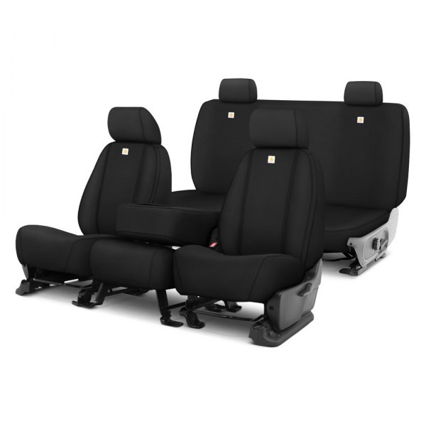 Carhartt® - SeatSaver™ Super Dux 1st Row Black Seat Covers