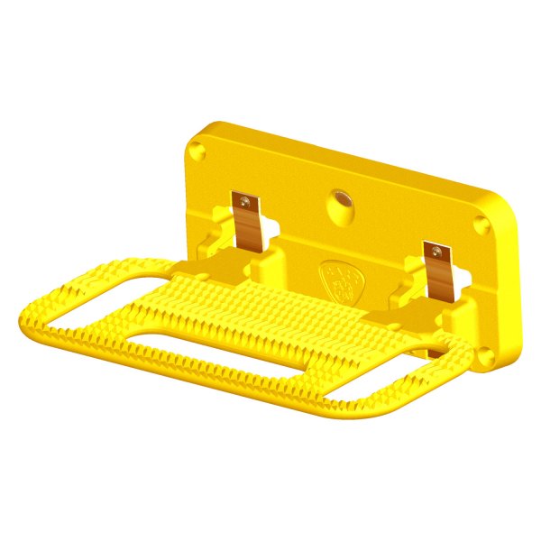 CARR® - HD Mega Safety Yellow Hitch Step with Light for 2" and 2-1/2" Receivers