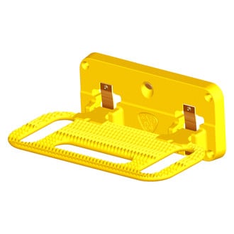 CARR® - HD Mega Safety Yellow Hitch Step with Light for 2" and 2-1/2" Receivers