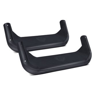 CARR® 129111 - Super Hoop Black Aluminum Steps