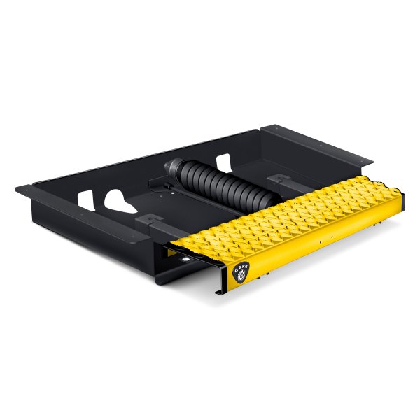 CARR® - Black with Yellow Grip Strut Side Work Truck Step