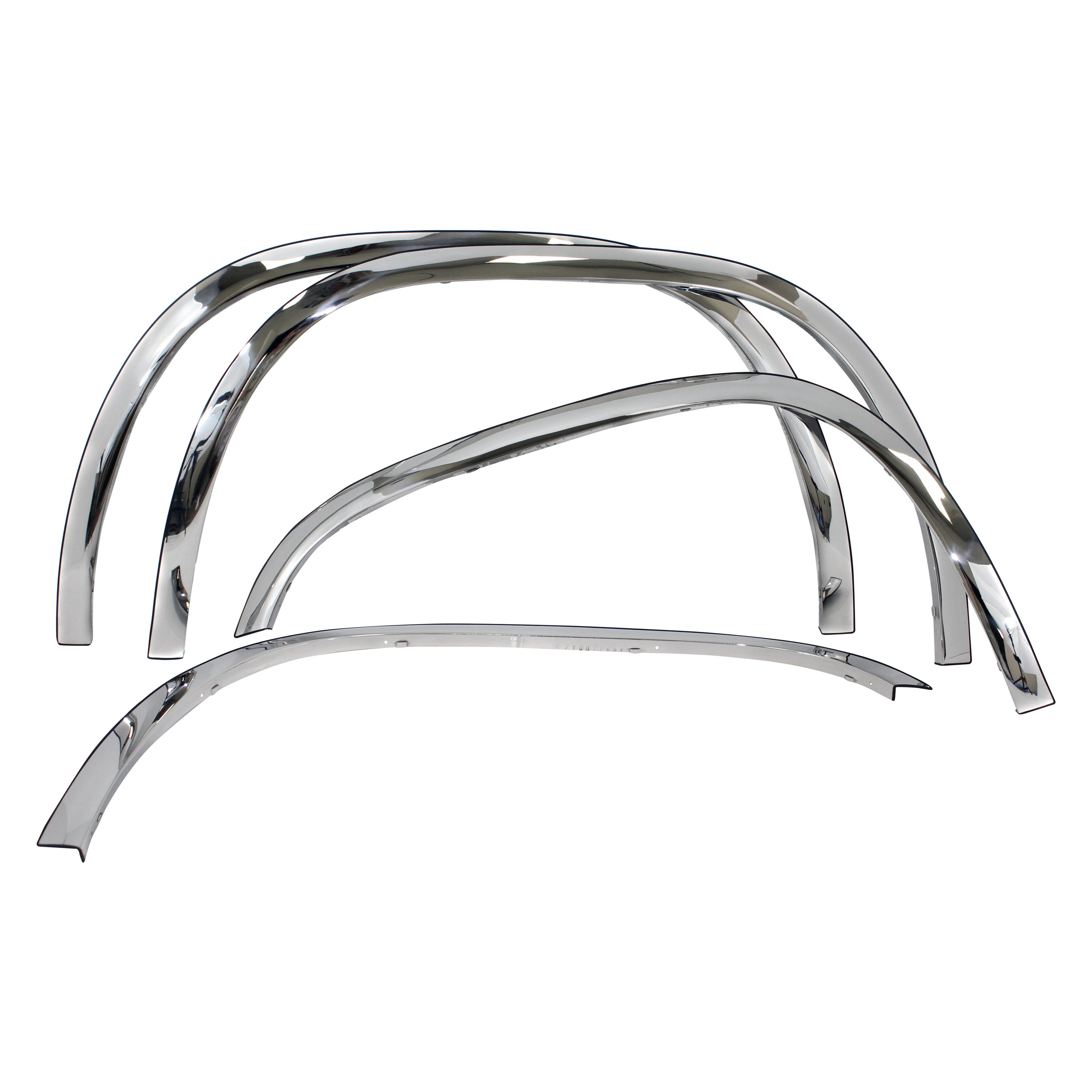 Carrichs® FTDO206 Polished Front and Rear Fender Trim
