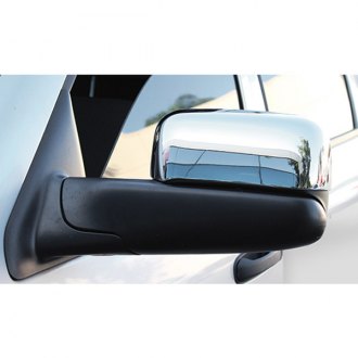 Compatible with Dodge Ram 2500 10-18 Towing Mirror 84302 Chrome TFP 599 Mirror Covers
