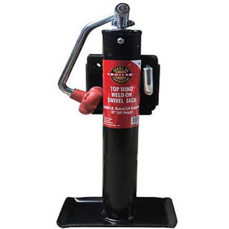 Carry-On Trailer® - 2,000 lbs. Top-Wind Weld-On Bracket Swivel Jack