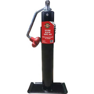Carry-On Trailer® - 2,000 lbs. Top-Wind Pipe-Mount Swivel Jack