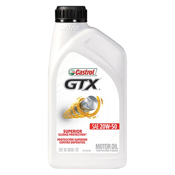 Castrol® - GTX™ SAE 20W-50 Conventional Motor Oil, 1 Quart