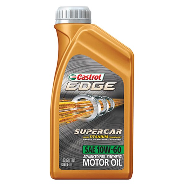 Castrol® - Edge™ SAE 10W-60 Full Synthetic Motor Oil, 1 Liter (1.06 Quarts)