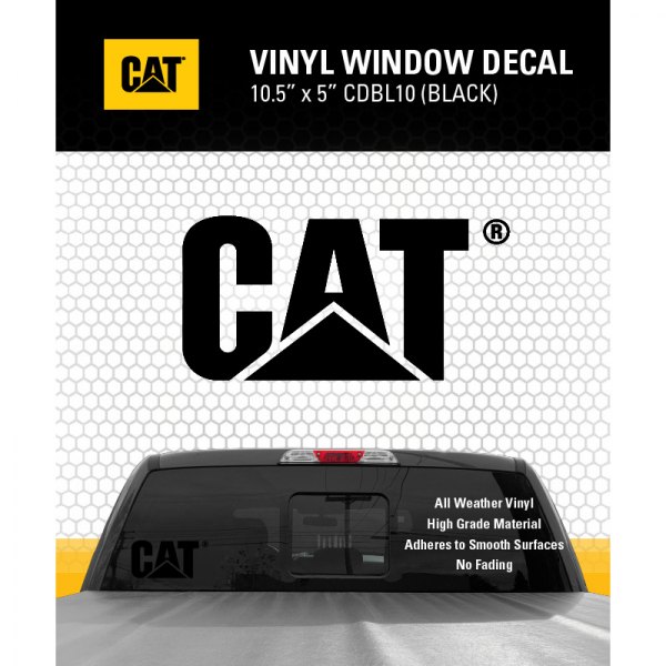 Caterpillar® - Cat® Logo Black Vinyl Decal
