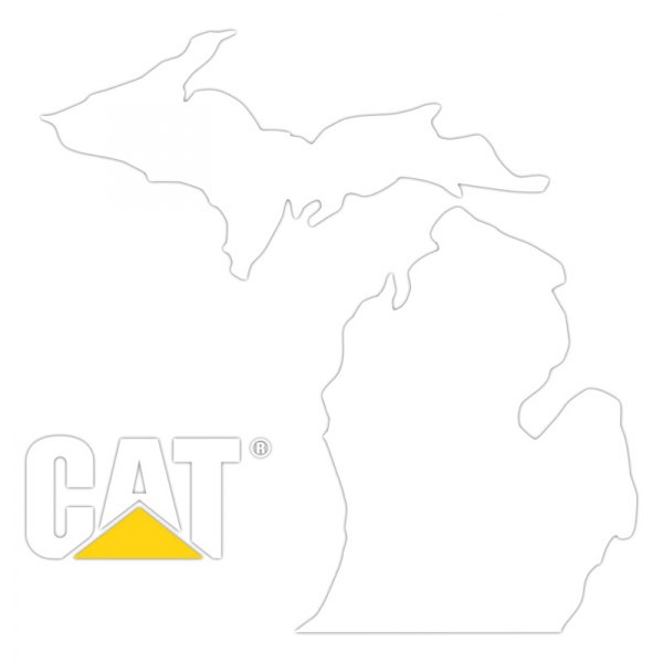 Caterpillar® - Michigan Cat® Logo 2-Color Vinyl Decal