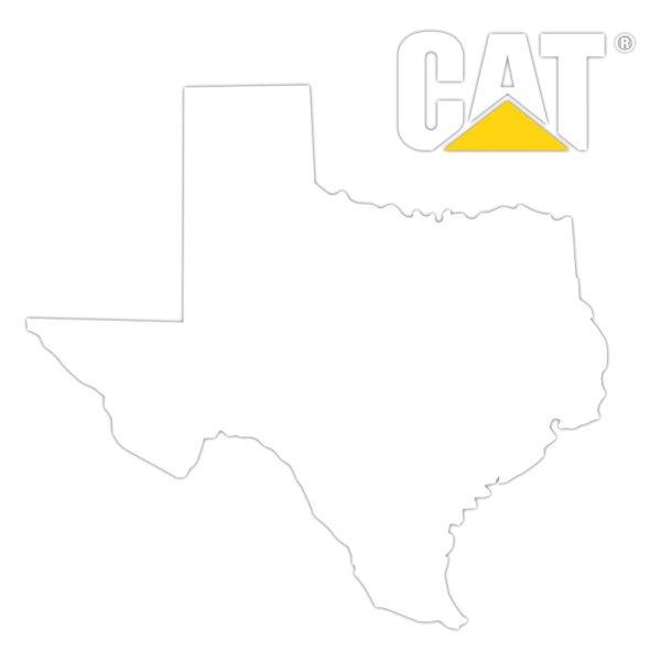 Caterpillar® - Texas Cat® Logo 2-Color Vinyl Decal