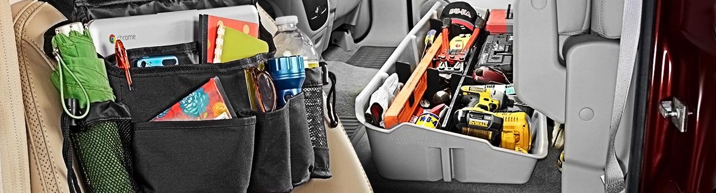 Car Seat Back Organizer Multi-Pocket Storage Bag/Insulated Drink Holder #eq
