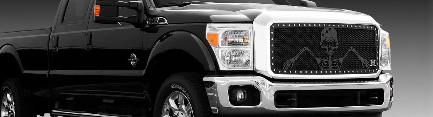 Ford F-350 CNC Machined Grilles - 2013