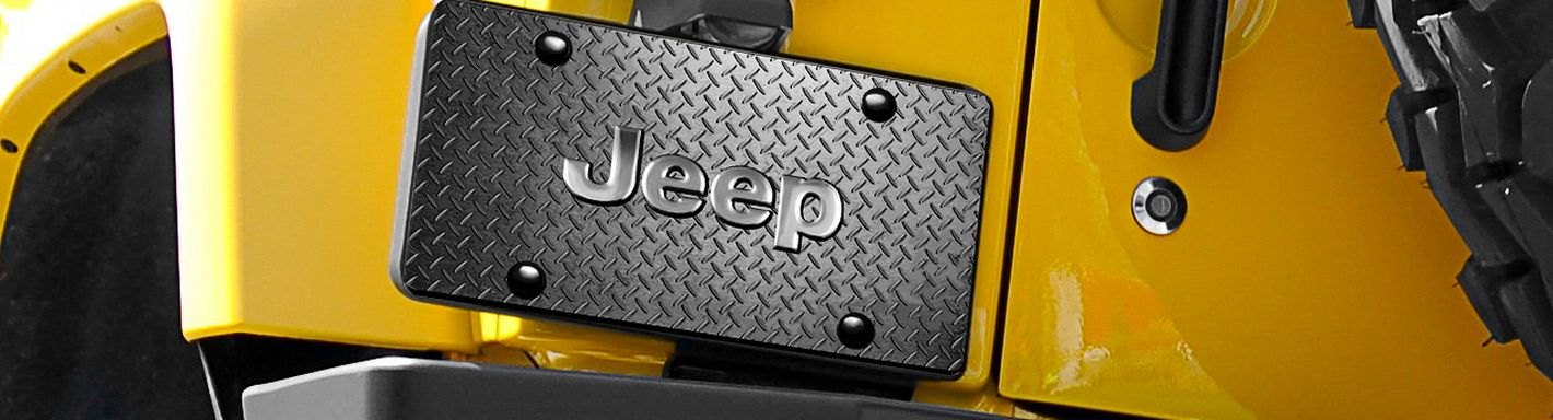 Jeep HEMI Rust Proof Zinc Daytona-Lite License Plate Frame Holder